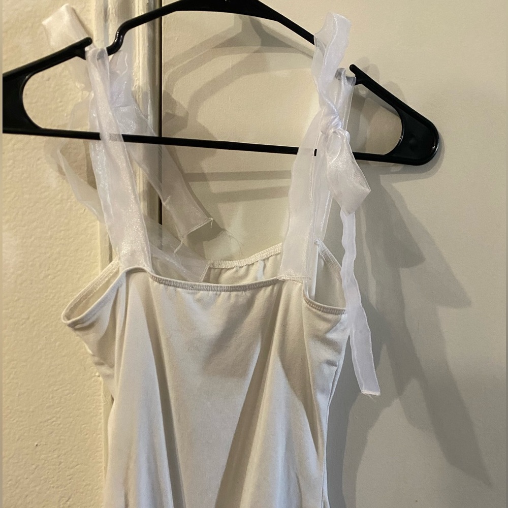 Bow strap bodysuit